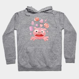 Pink Candy Monster Hoodie